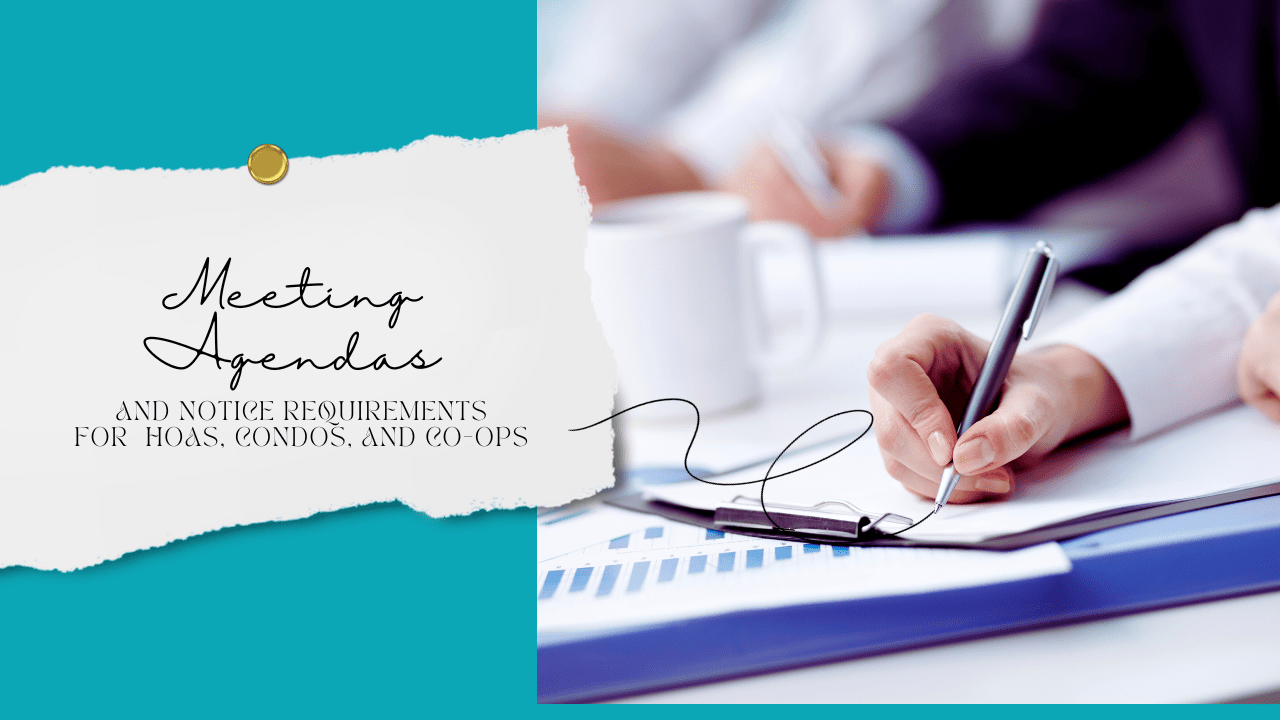 Meeting Agendas & Notice Requirements for Orlando HOAs, Condos, and Co-ops - Article Banner